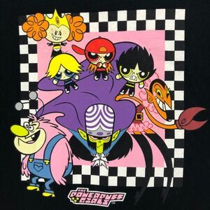 Cartoon Network Powerpuff Girls T Shirt Mojo Jojo Villains Cartoon Graphic‎ Tee
